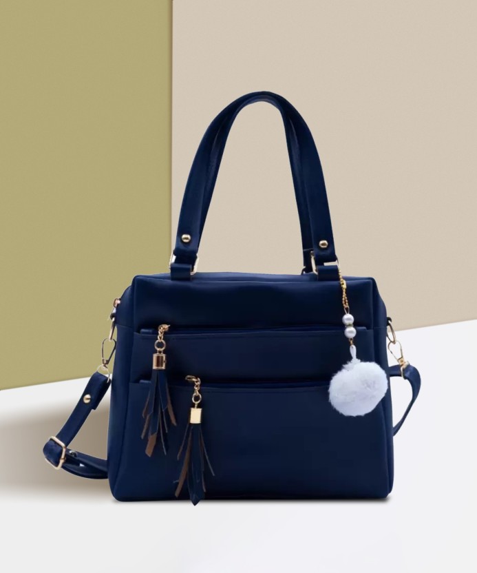 Women Blue Hand-held Bag