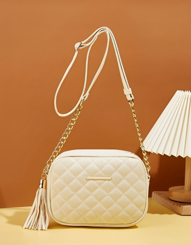 Women White Shoulder Bag