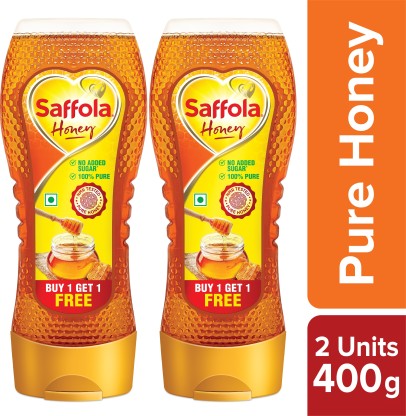 Saffola 100% Pure, NMR Tested  (Combo Pack 1 + 1 Free, 400 g each)  (400 g)