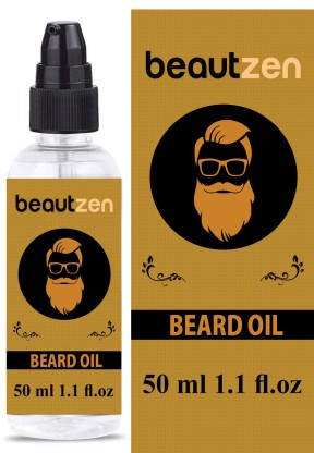 beautzen Beard Growth Oil | With Avocado, Argan & 8 Essential Oils | 100% Natural Beard Oil Hair Oil  (50 ml)