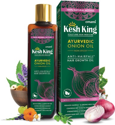 Kesh King Ayurvedic Onion Oil Hair Oil  (200 ml)