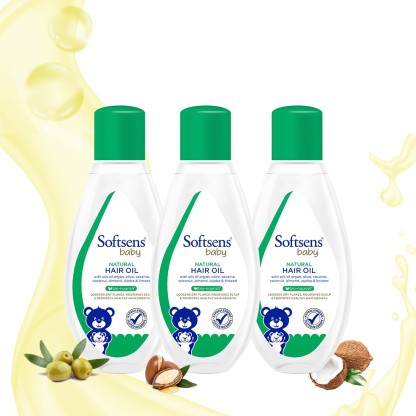 Softsens Natural baby  Hair Oil  (300 ml)
