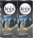 Veet Hair Removal for Men Cream  (100 g, Set of 2)