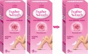 VI-JOHN FEATHER TOUCH Rose Hair Removal for Salon-like Finish No Ammonia Smell Cream  (120 g, Set of 3)