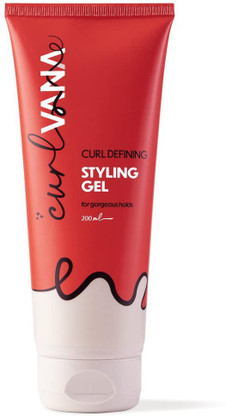 Curlvana Curl-Defining Styling Gel -For a Gorgeous Hold,Zero-Frizz All-Weather Curlfriend Hair Gel  (200 ml)