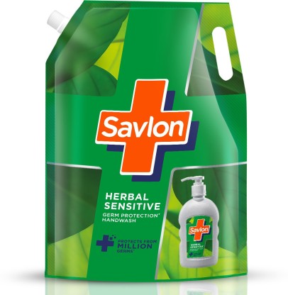 Savlon Herbal Sensitivel pH balanced Liquid Handwash Refill Pouch, 1500ml Hand Wash Refill Pouch  (1500 ml)