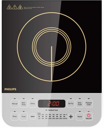 PHILIPS HD4928/01 Induction Cooktop  (Black, Push Button)