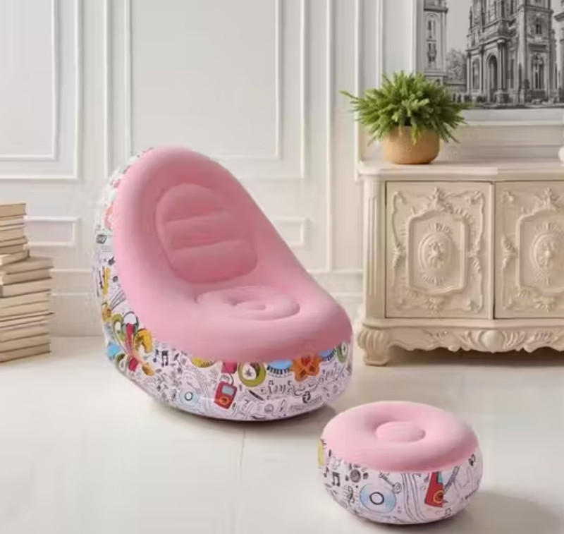 Leatherette 2 Seater Inflatable Sofa (Color - multi, DIY(Do-It-Yourself))