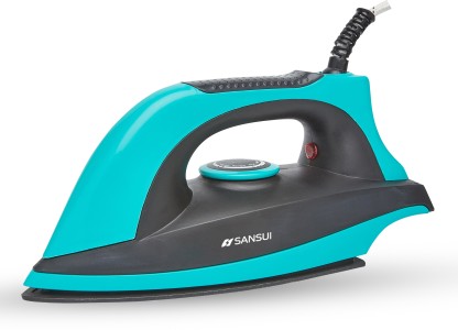 Sansui DI 02 S Light weight 1000 W Dry Iron  (Black, Green)