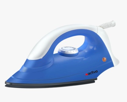 ACTIVA by ACTIVA ABS Coral Light Weight 900 W Dry Iron  (Blue, White)