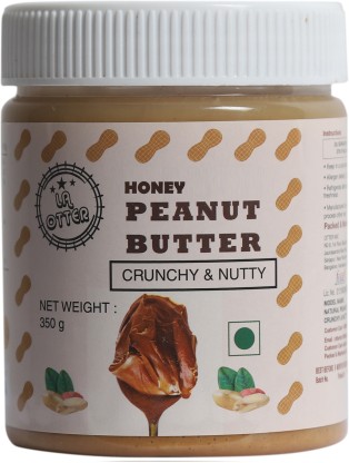 LA OTTER Peanut Butter Honey Crunchy & Nutty 350 g