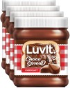 LuvIt Luscious Choco Spread | Made with Cocoa | Sandwich | Cake | Milk Shakes 1160 g 1240 g  (Pack of 4)