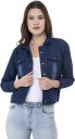 Full Sleeve Solid Women Denim Jacket