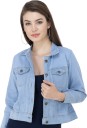 Full Sleeve Solid Women Denim Jacket