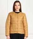 Women Solid Quilted Jacket