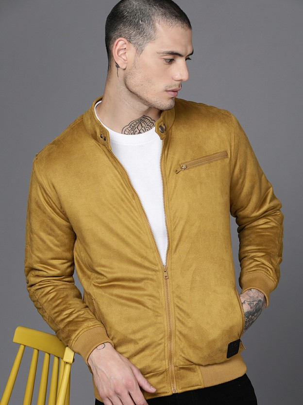 Men Solid Casual Jacket