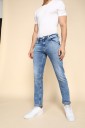 Slim Men Dark Blue Jeans