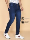 Slim Men Dark Blue Jeans