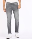 Men Slim Mid Rise Grey Jeans