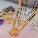 Brass Gold-plated Jewel Set  (Gold)