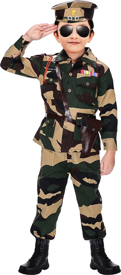 Chandrika Army 4 - 5 Years Kids Costume Wear