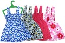 Girls Calf Length Casual Dress  (Multicolor, Sleeveless)