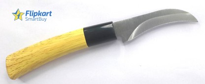 Flipkart SmartBuy 1 Pc Stainless Steel Knife Kitchen Knife, Stainless Steel Multipurpose Table Knife for Dining and Vegetable Chopping, Serrated Edge YG 160