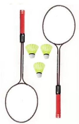 BKSONS Badminton Set 2 Racquet with 3 Shuttle Badminton Kit