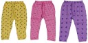 Legging For Girls  (Multicolor Pack of 3)