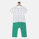 Baby Boys Casual T-shirt Pant  (Multicolor)