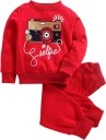Girls Casual Sweatshirt Track Pants  (Pink)