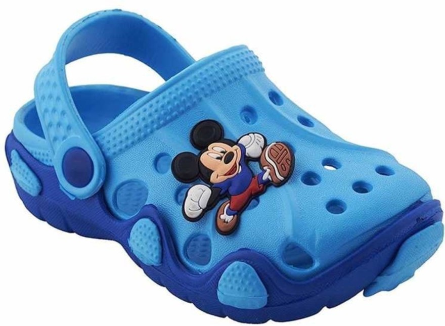 Sling Back Clogs For Boys & Girls  (Blue)