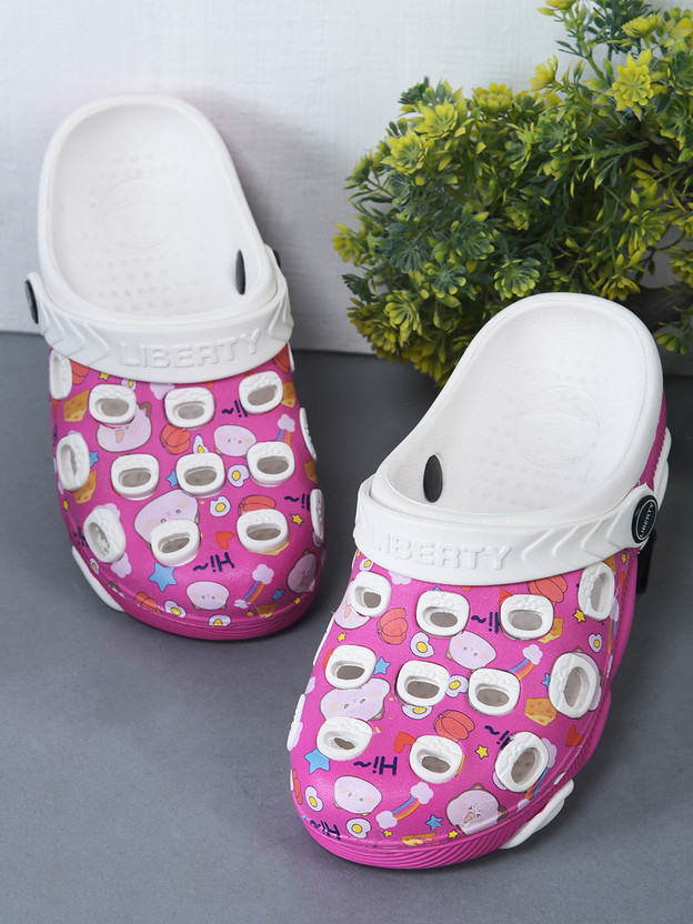 Sling Back Clogs For Boys  (Pink , 4 - 4.5 year)