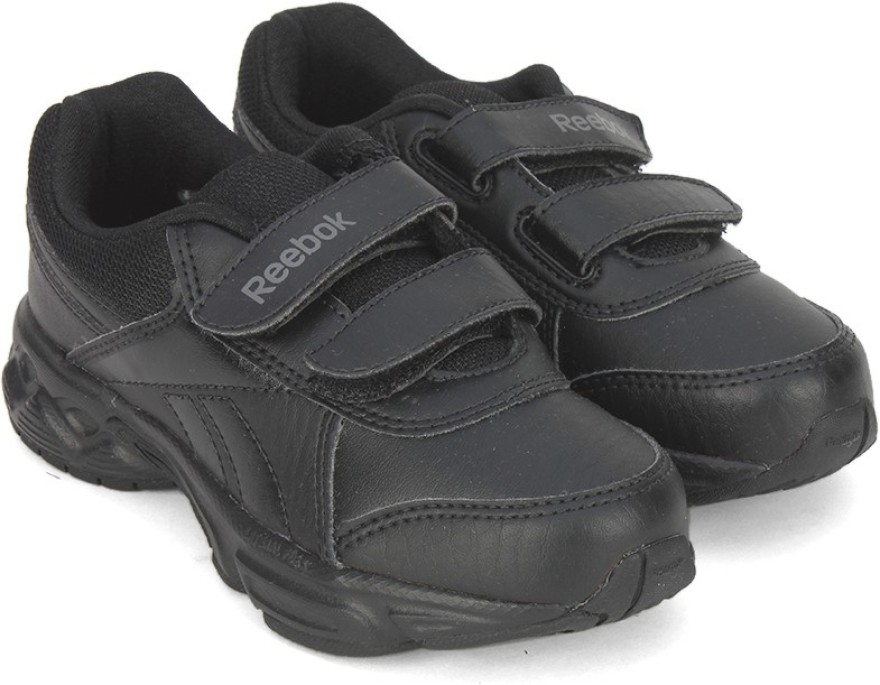 Velcro Formal Boots For Boys  (Black)
