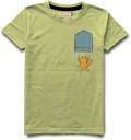 Boys Printed Cotton Blend T Shirt  (Green, Pack of 1)