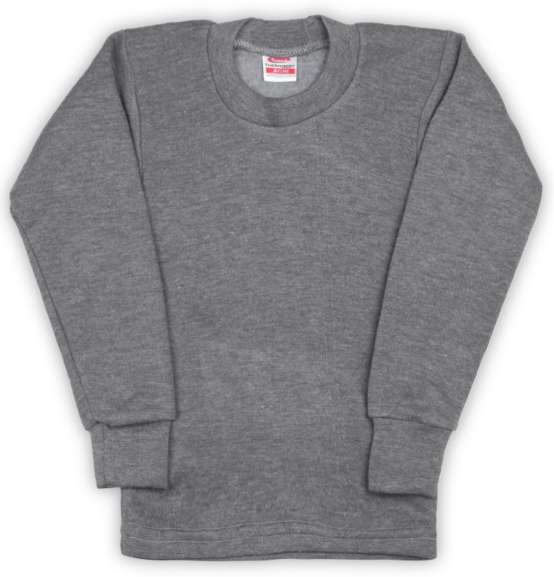 Top For Boys  (Grey, Pack of 1)