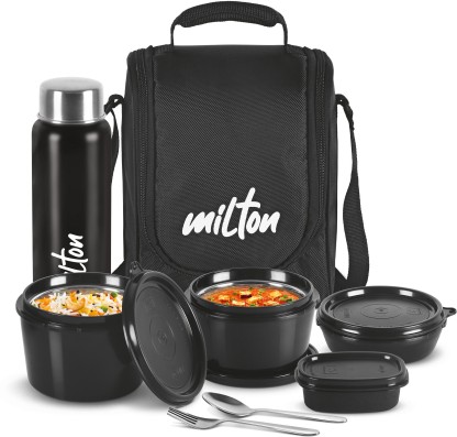 MILTON Pro Lunch Tiffin With Insulated Fabric Jacket, 4 Containers Lunch Box  (1800 ml, Thermoware)