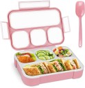 GLAMEXYMART Leak Proof Tifin Box Safe Food Containers with Spoon for Adult and Kids 4 Containers Lunch Box  (1200 ml)