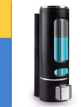 MAYUR ÖCICH LIQUID SOAP DISPENSER [HEAVYDUTY][BATHROOM ACESSORY] WASH BASIN & KITCHEN 400 ml Gel, Soap, Shampoo, Conditioner, Foam, Lotion, Liquid Dispenser  (Black)