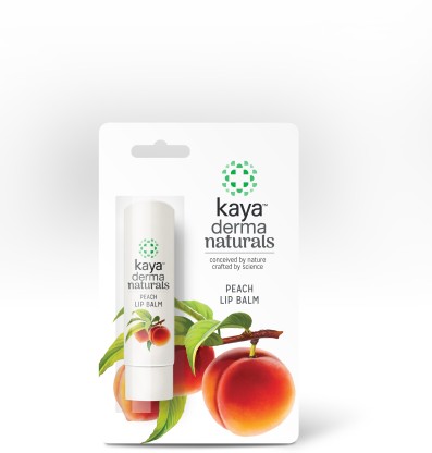 KAYA Derma Naturals Lip Balm Peach  (Pack of: 1, 4.5 g)