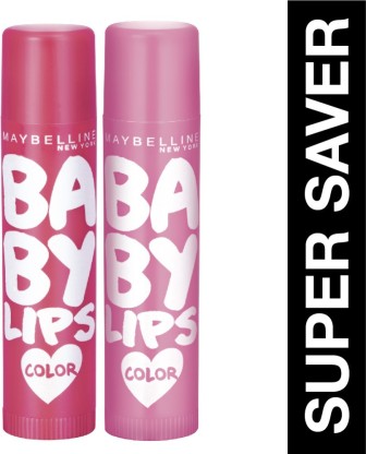 MAYBELLINE NEW YORK Baby Lips Combo - Berry Crush & Pink Lolita  (Pack of: 2, 8 g)