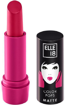 ELLE 18 Color Pop Matte Lip Color P23 (Deep Pink, 4.3 g)