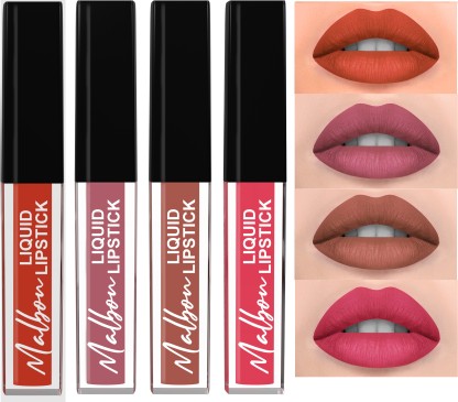 malbon Kiss Me Girl Matte Liquid Lipstick Nude Edition  (multicolor, 16 ml)