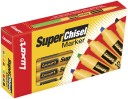 LUXOR 999 N Super Chisel Marker  (Set of 10, Multicolor)