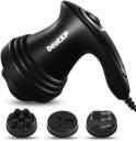 beatXP Blaze Electric Handheld Body Massager|3 Massage Heads|Long Handle Grip-Full Body Relaxation for Pain Relief-Back, Foot & Body Slimming Massager| Massage Machine| Massager  (Black)