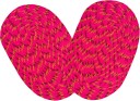 SHF Cotton Door Mat  (35x55 cm set of 2 pc pink color, Large, Pack of 2)