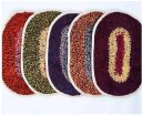 varsha tex Cotton Floor Mat  (Multicolor, Medium, Pack of 5)