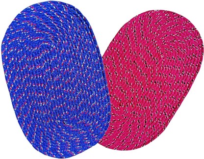 STATUS Cotton Door Mat  (Multicolor, Medium, Pack of 2)