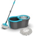 Lifelong LLMOP902 Steel Spin MOP with Trolley Mop Set  (Blue)