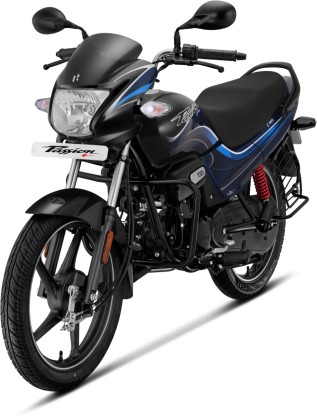 Hero Passion+ (Drum) Booking for Ex-Showroom Price  (Black Nexus Blue)